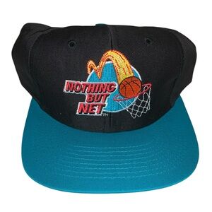 NEW Vintage 1993 McDonald’s “Nothing But Net” Promo SnapBack Hat Bird Vs Jordan